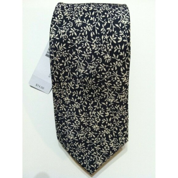 NWT $74.50 J.CREW MENS NEW DARK NAVY 100%SILK CLASSIC NECK TIE WIDTH:3"